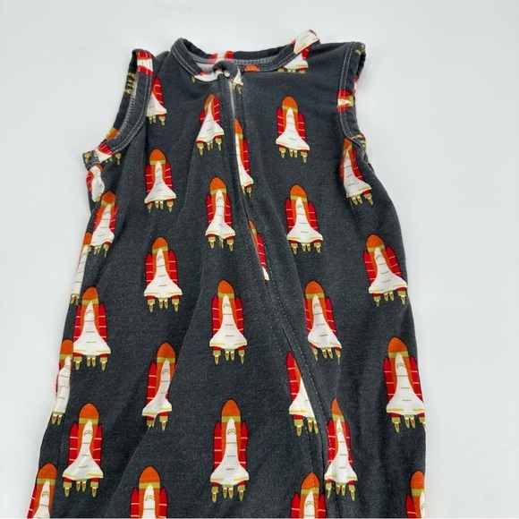 KATE QUINN Sleeveless Zipper Jumpsuit Bamboo Space Shuttle 3-6 Months - Picture 5 of 5
